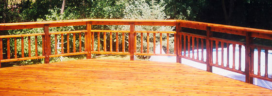 Beautiful refinished deck