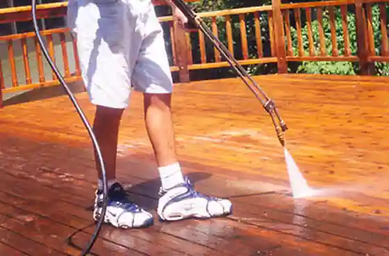 Deck restoration, power washing.